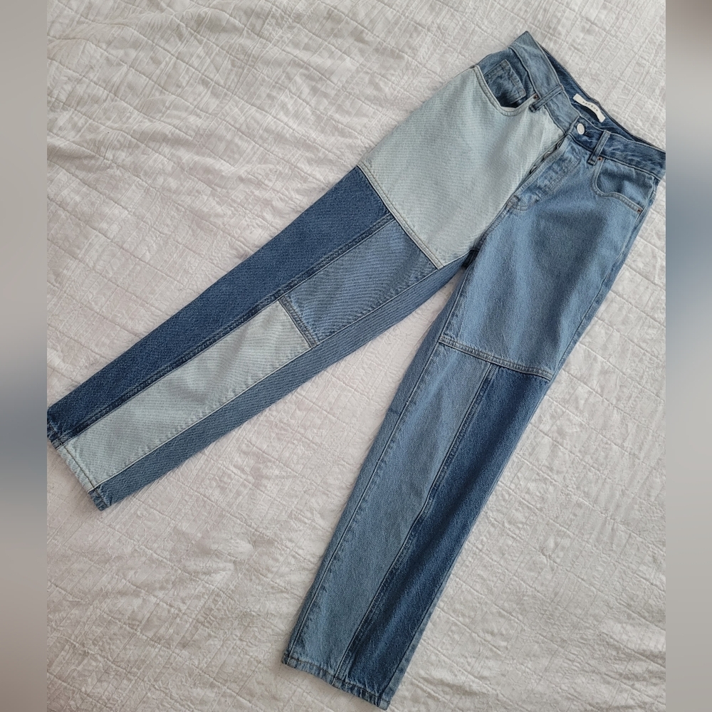 PACSUN Patchwork Jeans